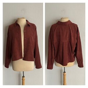 Madewell button down corduroy shirt jacket
